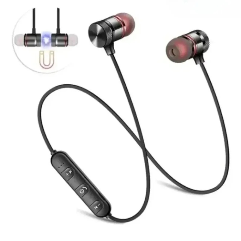 Magnetic Neckband Sports Earphones - 1-4個入りネックバンド型Bluetoothイヤホン、インイヤー型、マグネティック4.2ステレオサウンド、マイク付き、スポーツ、ランニング、ジム、ワークアウト、日常使用に最適