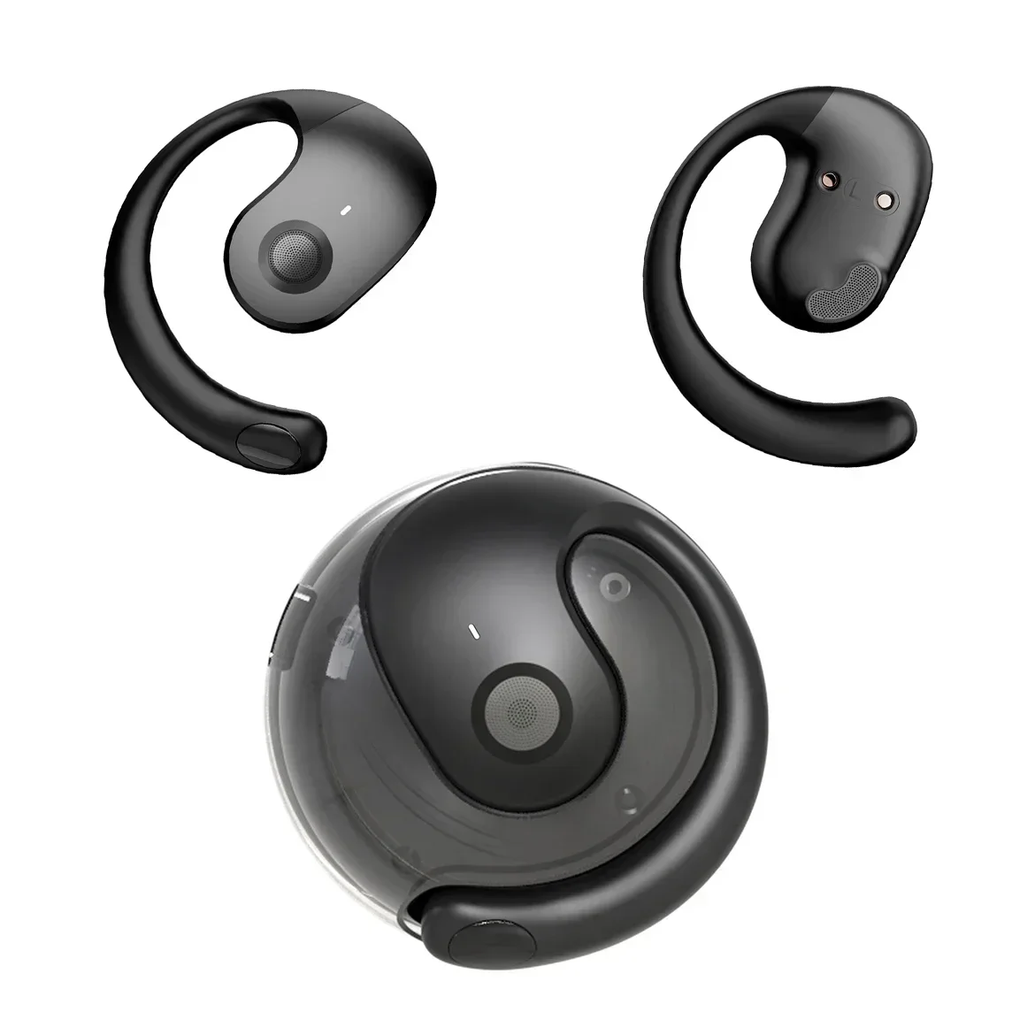 透明なデザインのTWSワイヤレスイヤホン。Bluetooth - Headphones のレビューと価格