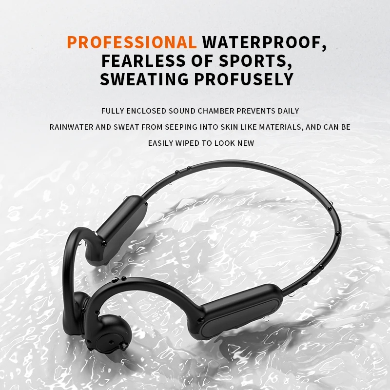 骨伝導IPX5ヘッドホン Bluetooth 5.4 防水ワ - Bone Conduction Running Headphones のレビューと価格