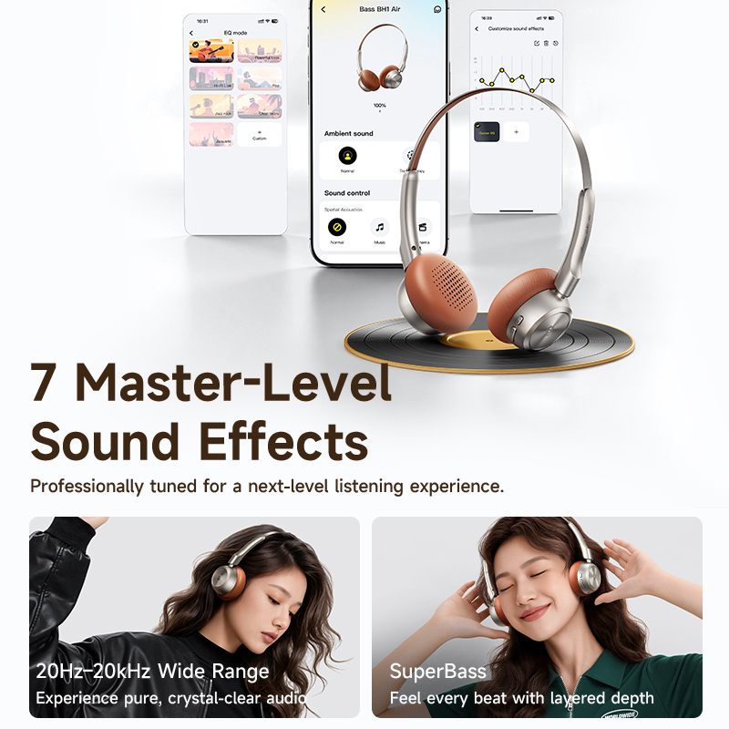 Baseus BH1 エアワイヤレスヘッドホン Blueto - Anc Wireless Over Ear Headphones のレビューと価格