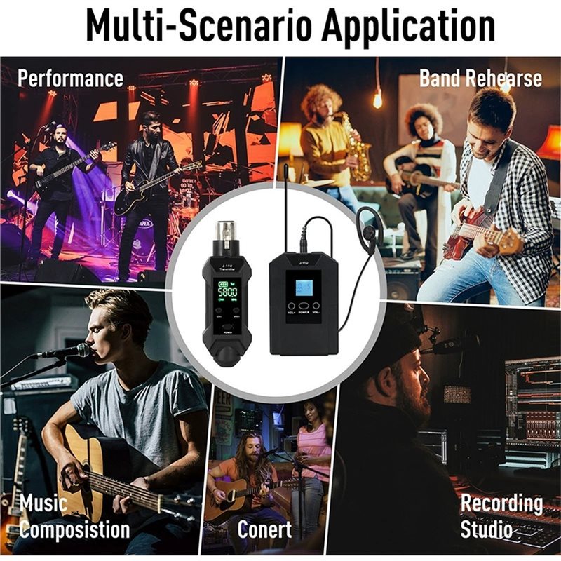 | ポータブル |   J-11U ワイヤレス・インイヤーモ - In Ear Monitors For Singers のレビューと価格