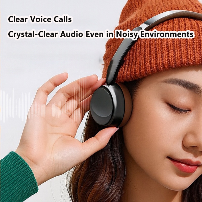 レトロなデザインのワイヤレスBluetoothオーバーイヤー - Anc Wireless Over Ear Headphones のレビューと価格