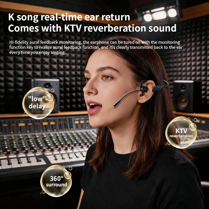 開放型ワイヤレスヘッドセット、回転式マイク、リアルタイム音声 - Type C Wired Earphones With Mic のレビューと価格