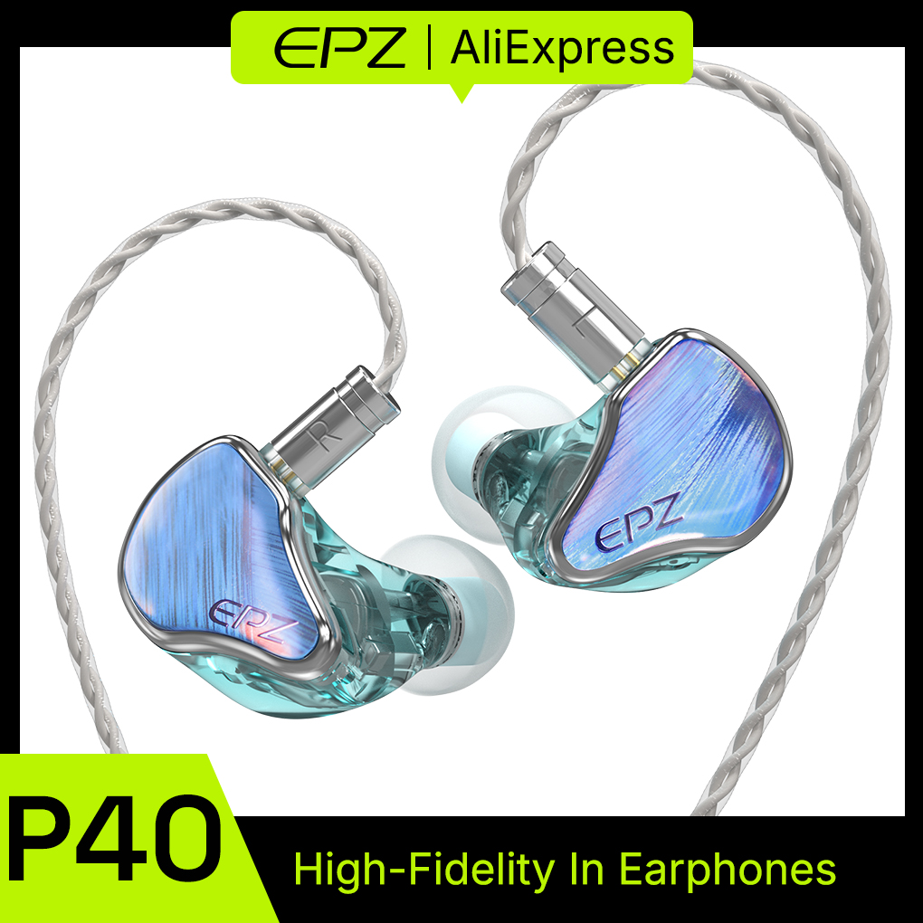 EPZ P40 ハイブリッドIEM 2DD+平面振動子+PZ - Planar Magnetic Iem Earphones のレビューと価格