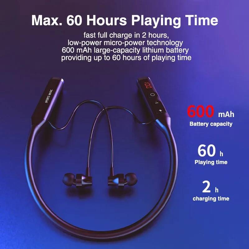 磁気ネックバンド Bluetooth イヤホン スマートボタ - Magnetic Neckband Sports Earphones のレビューと価格