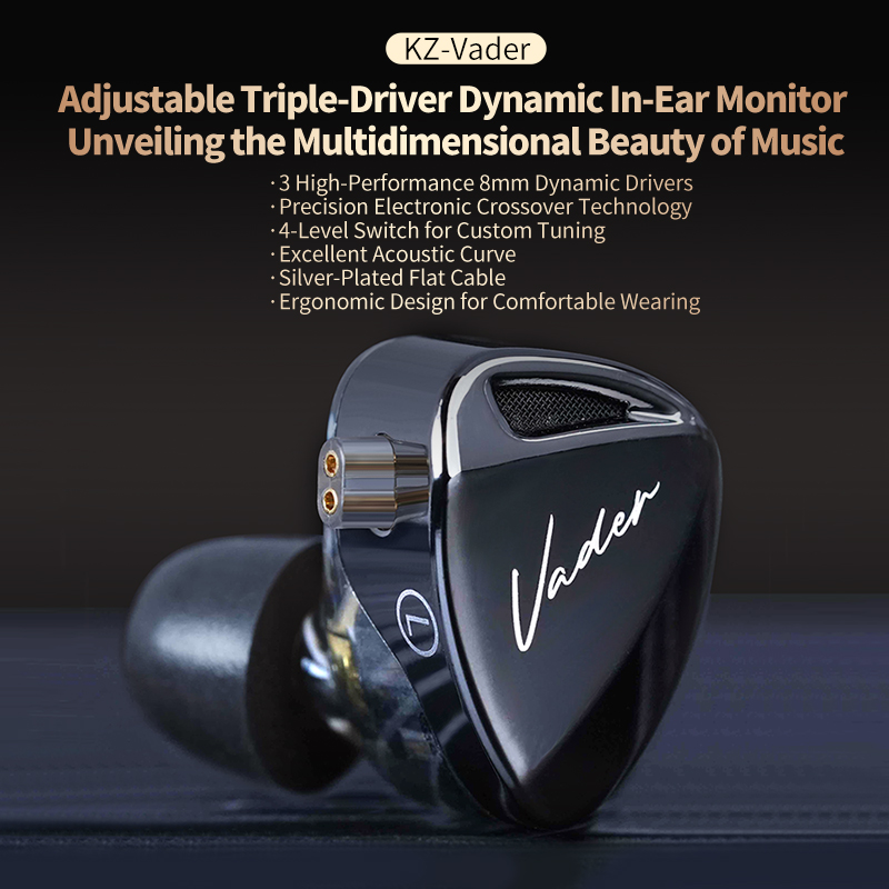 KZ Vader 3 ダイナミックドライバー搭載イヤモニ、ト - In Ear Monitors For Singers のレビューと価格